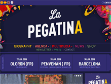 Tablet Screenshot of lapegatina.com